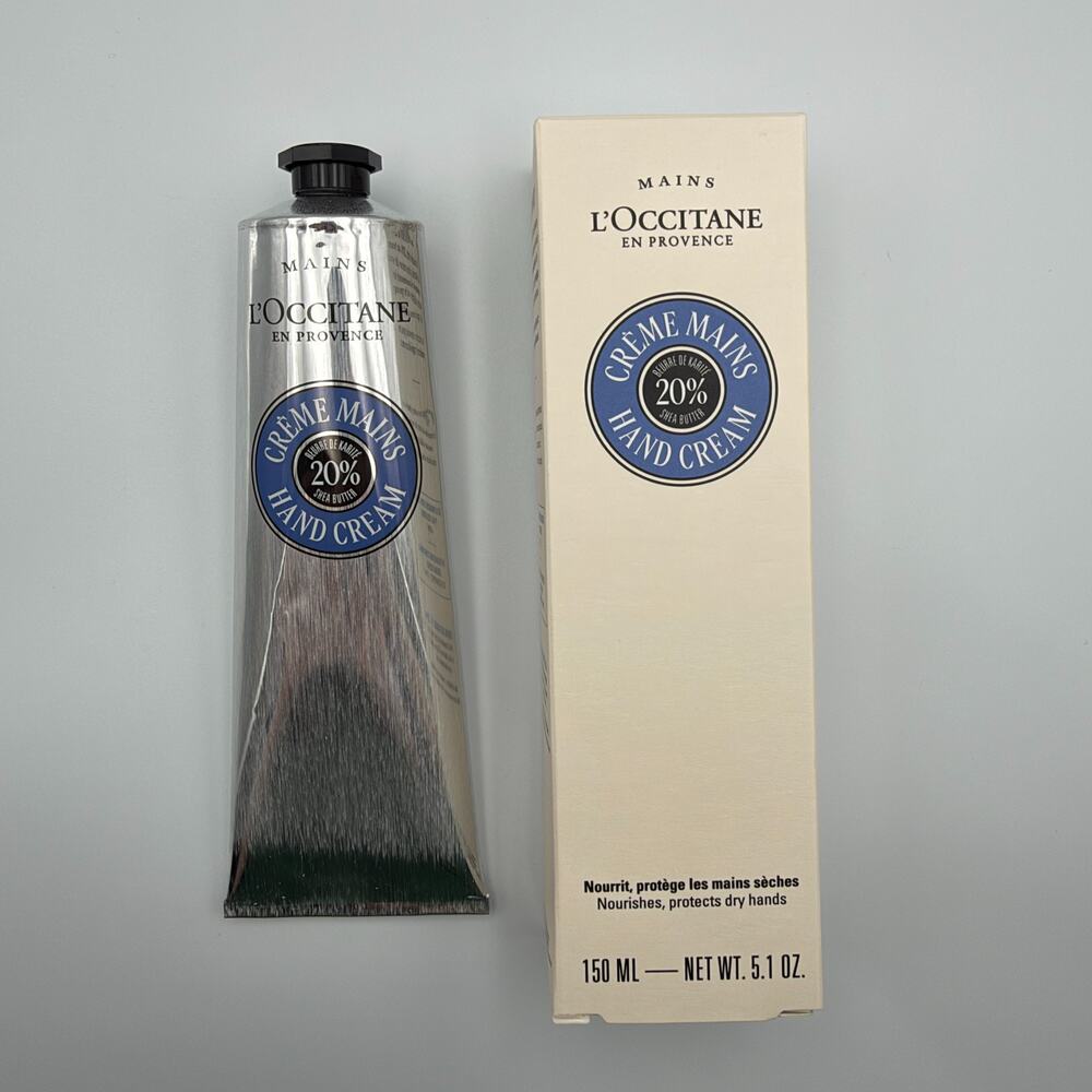 L'Occitane 20% Shea Butter Hand Cream Dry Skin Nourishing Balm 150ml 5.1 oz NIB